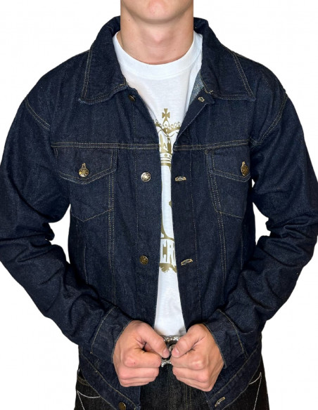 90S Denim Jacket Indigo Blue by BSAT