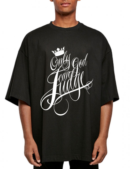 BSAT CPH X Baggy Only God Can Judge T-Shirt Black