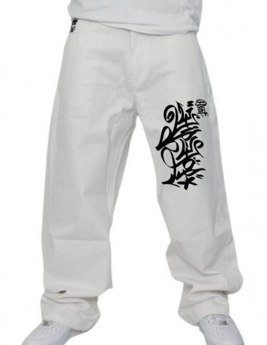 HipHop White Baggy Jeans by BSAT *Ultra Limited Edition*