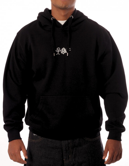 BSAT Stickman Logo Hoodie Black