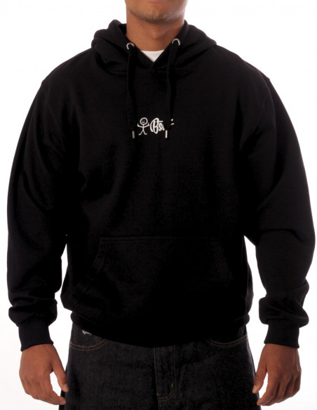 BSAT Stickman Logo Hoodie Black