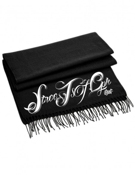 Streets of Copenhagen Scarf Black by BSAT