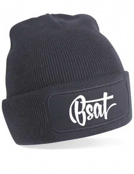 BSAT The Classic Beanie Grey/White