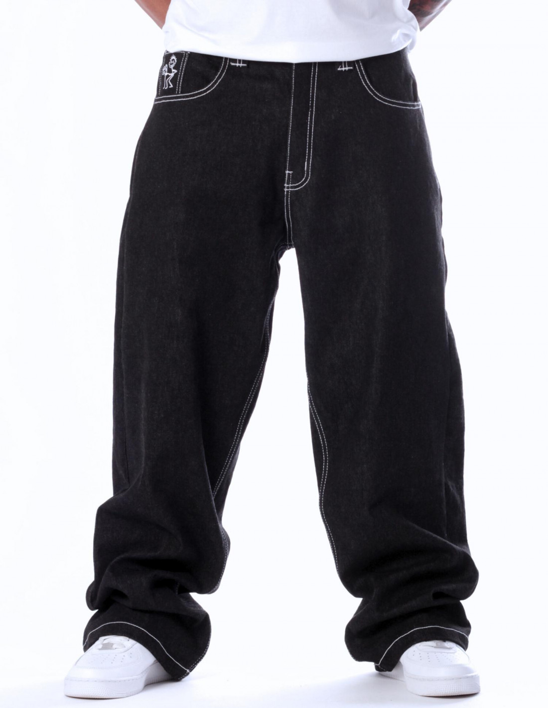 Bsat Stickman Jeans The F*ck Black Vol.2