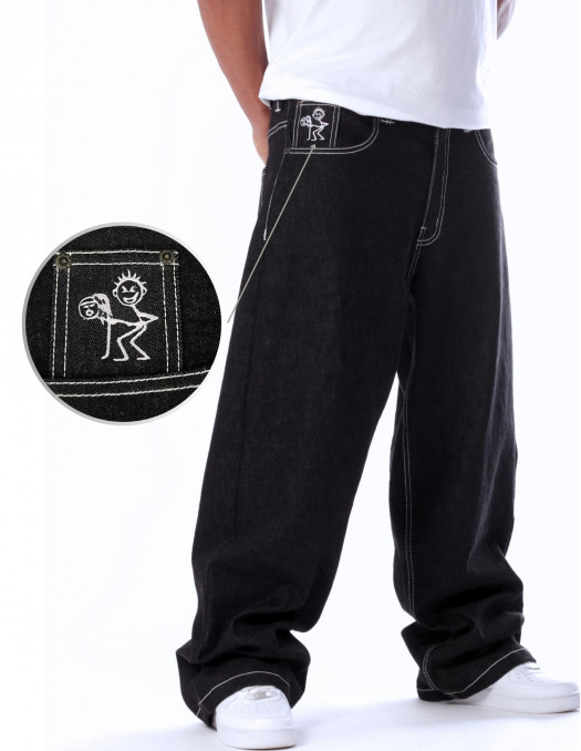 BSAT Stickman Jeans The F*ck Black Vol.2