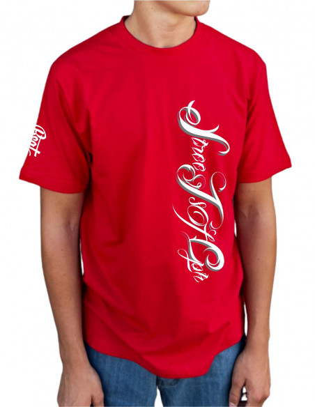 BSAT Streets Of CPH baggy T-Shirt Red