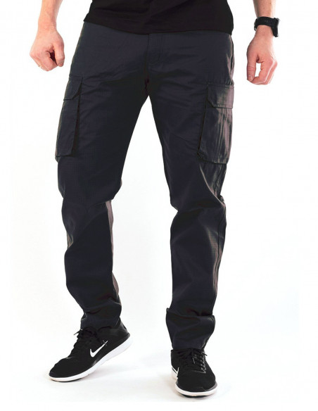 BSAT Cargo Pants Tapered Fit Asphalt Grey