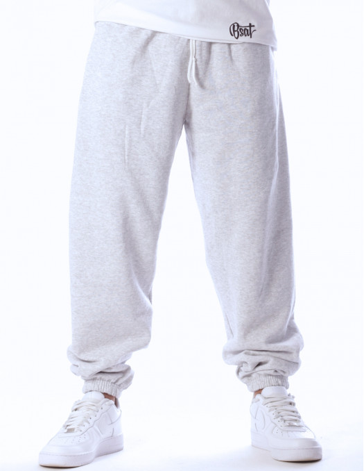 Classic Elasticated Cuff Jog Pants Heather Grey