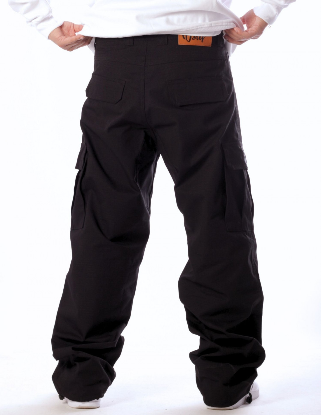 CPH X Baggy Cargo Pants Black by BSAT