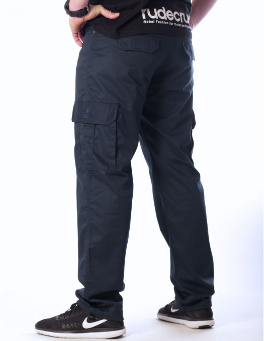 BSAT Combat Cargo Pants Regular Fit Navy Blue