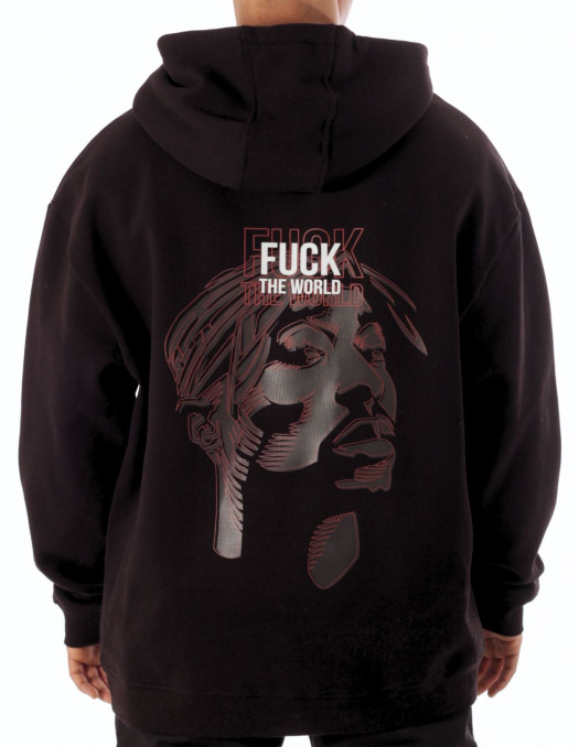 BSAT Tupac Hoodie Black