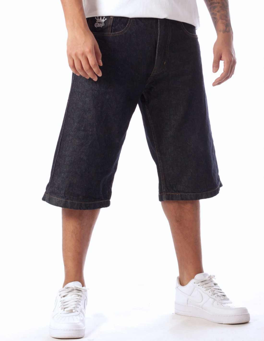 BSAT Baggy Jorts DEnim Shorts Dark Blue