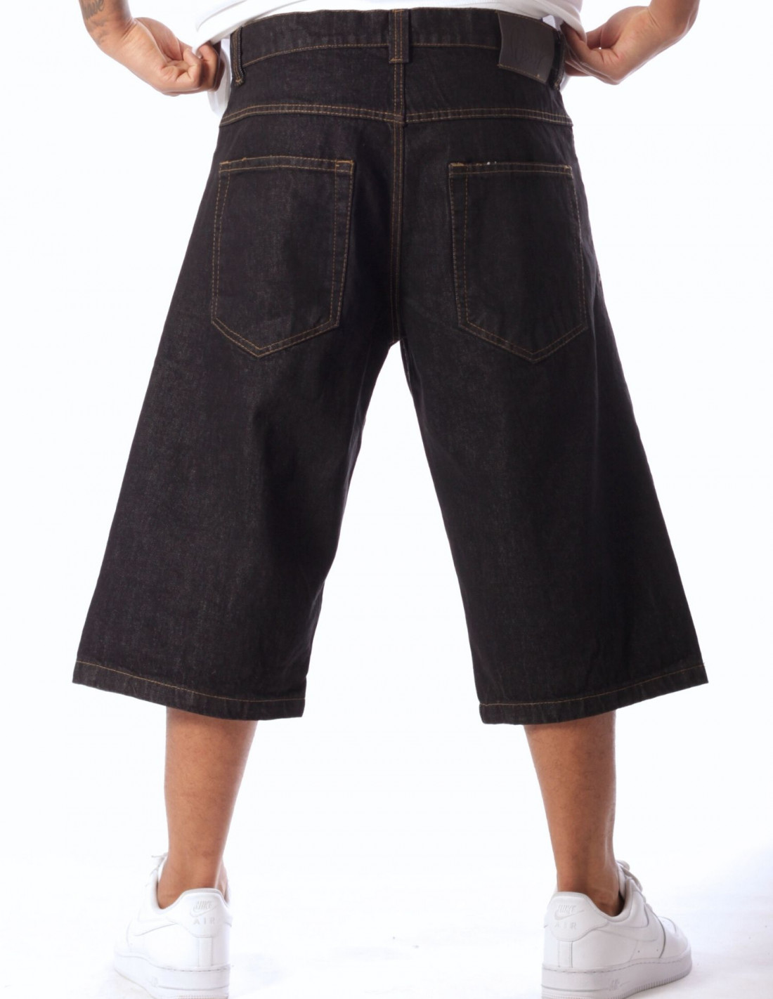 BSAT Baggy Jorts Denim Shorts Black