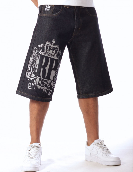 RP Crew Baggy Denim Short BlueNSilver by BSAT