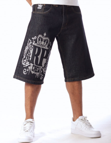 RP Crew Baggy Denim Short BlueNSilver by BSAT