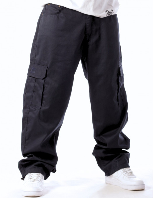 BSAT Baggy Combat Cargo Pants Navy Blue