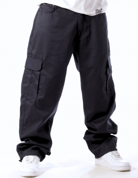 BSAT Baggy Combat Cargo Pants Navy Blue