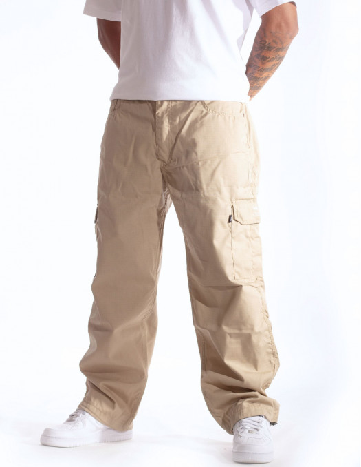 BSAT Combat Cargo Pants Beige Baggy Fit