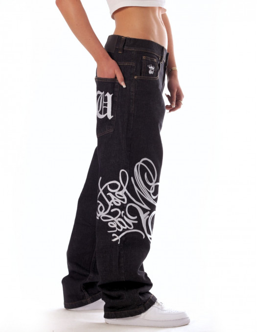 BSAT Westside Embroidered Baggy Jeans *LEGACY EDITION*