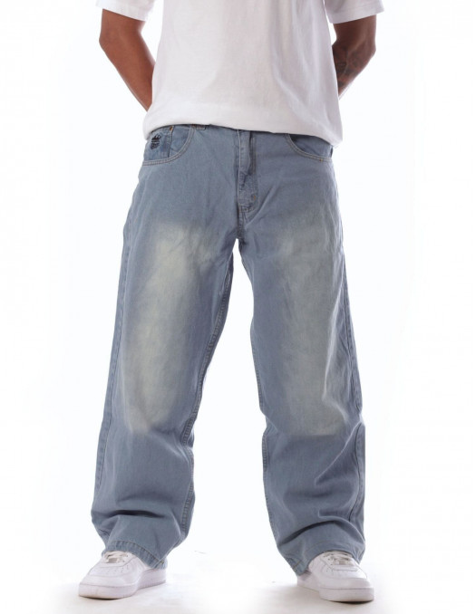 BSAT Baggy Jeans Bronx Sky Blue Washed