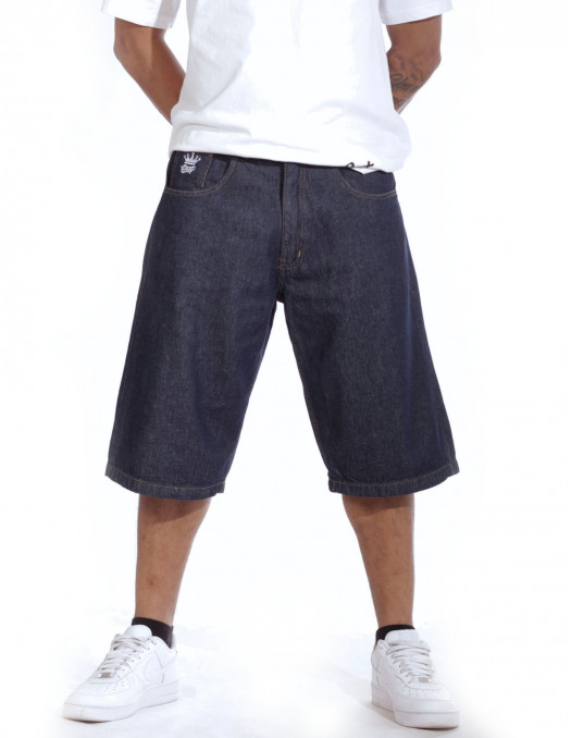 BSAT Baggy Jorts Denim Shorts Indigo Blue