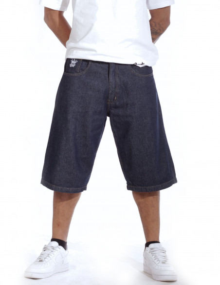 BSAT Baggy Jorts Denim Shorts Indigo Blue