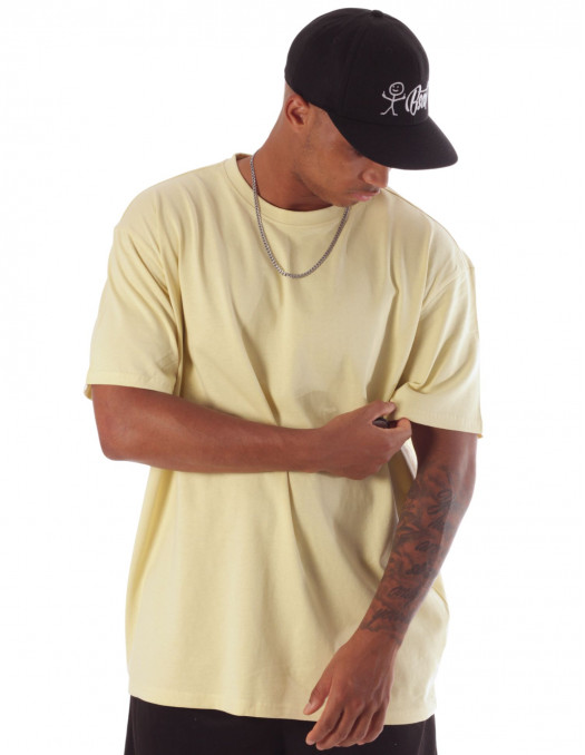 Premium Baggy T-Shirt Soft Yellow