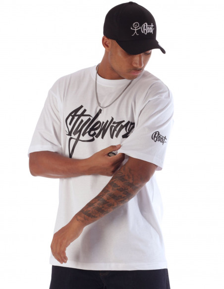 Stylewarz Baggy Tee White by BSAT