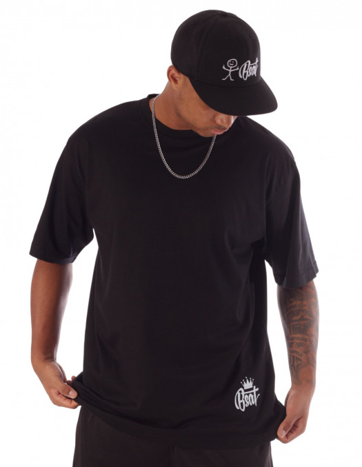 The Crown South BSAT Black Baggy Tee. Part of the Bronx Collection.