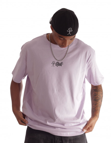 BSAT Stickman Logo T-Shirt Lilac