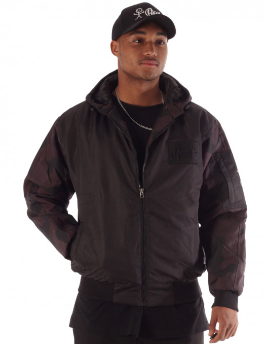 BSAT Bronx Winter Jacket Black/DarkCamo