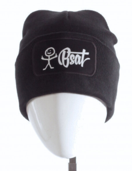 BSAT The Stickman Beanie Black/White