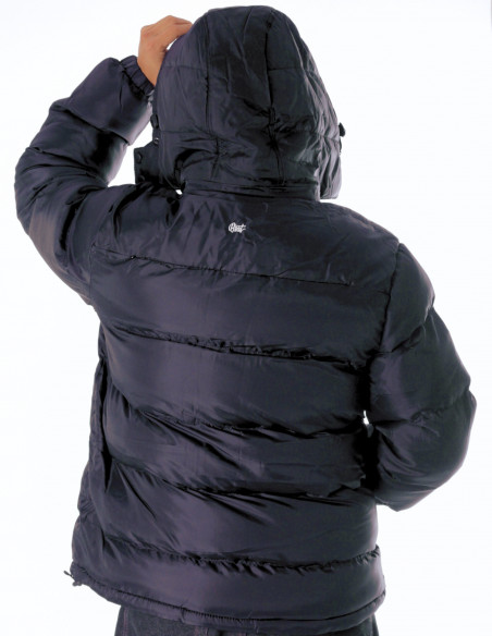 BSAT Puffer Winter Jacket Embroidery Navy