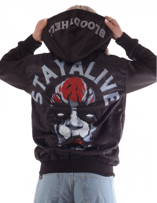 BSAT Bloody Hell Skull ZipHoodie