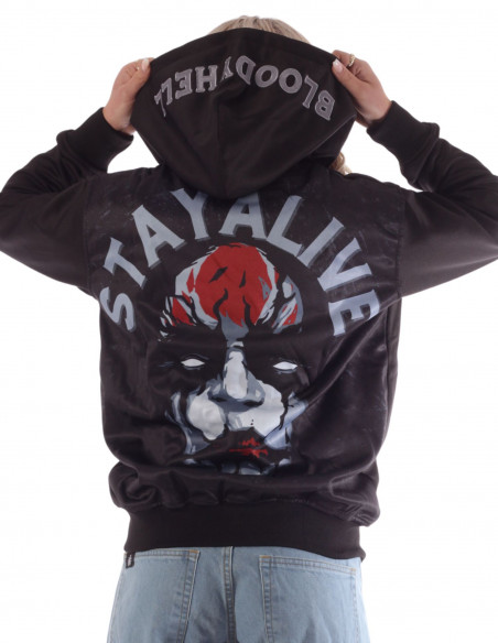 BSAT Bloody Hell Skull ZipHoodie