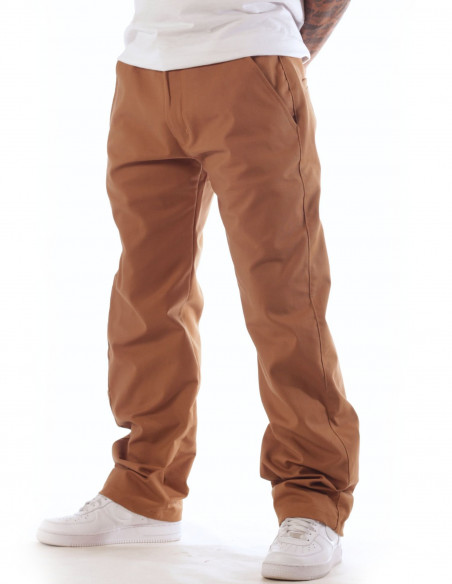 BSAT X-Loose Chino Pants Dark Khaki Dune