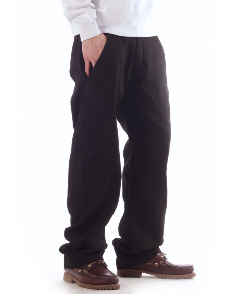 BSAT X-Loose Chino Pants Jet Black