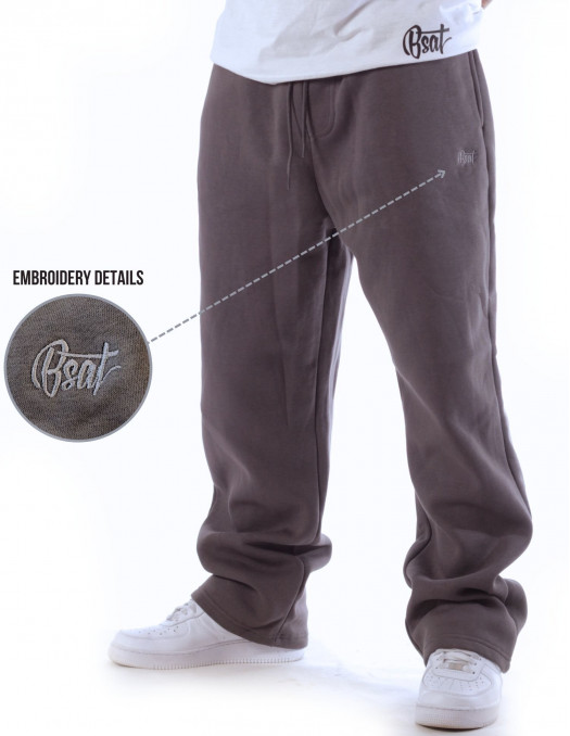 BSAT Bronx Baggy Sweatpants Ultra Soft Comfy Lounge Steel Grey