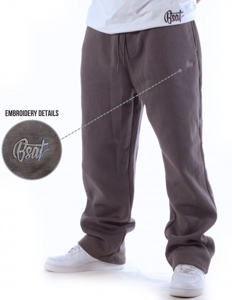 BSAT Bronx Baggy Sweatpants Ultra Soft Comfy Lounge Steel Grey