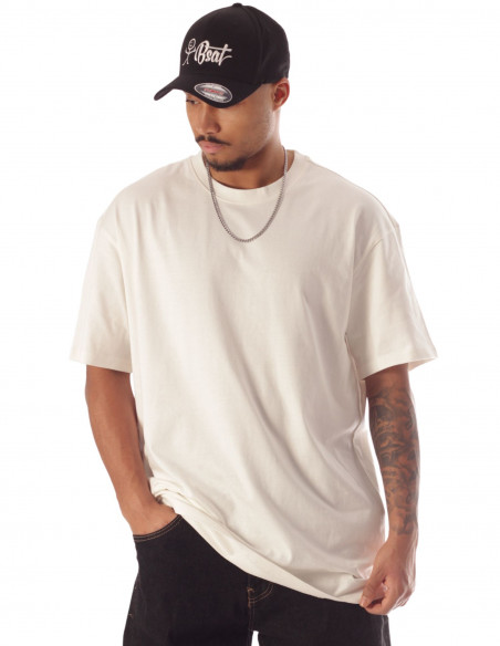 Premium Cotton Baggy T-Shirt Off White