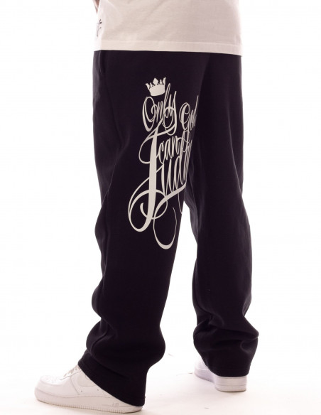 BSAT Only God Can Judge Baggy Sweatpants Ultra Soft Comfy Lounge Black