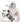 Cali Swag Sneakers White/Black by BSAT