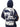 BSAT Big Skull ZipHoodie Blue
