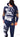 BSAT Big Skull ZipHoodie Blue
