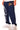 BSAT Big Skull Sweatpants Blue