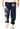 BSAT Big Skull Sweatpants Blue