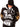 BSAT Big Skull ZipHoodie Black