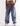 BSAT Super Baggy 90s Pac Wrinkle Marble Jeans Ocean Blue