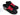 BSAT Rebels Canvas Sneakers Black/White/Red