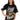 BSAT Rebels Hood Tee Ladies Black/WhiteNGold